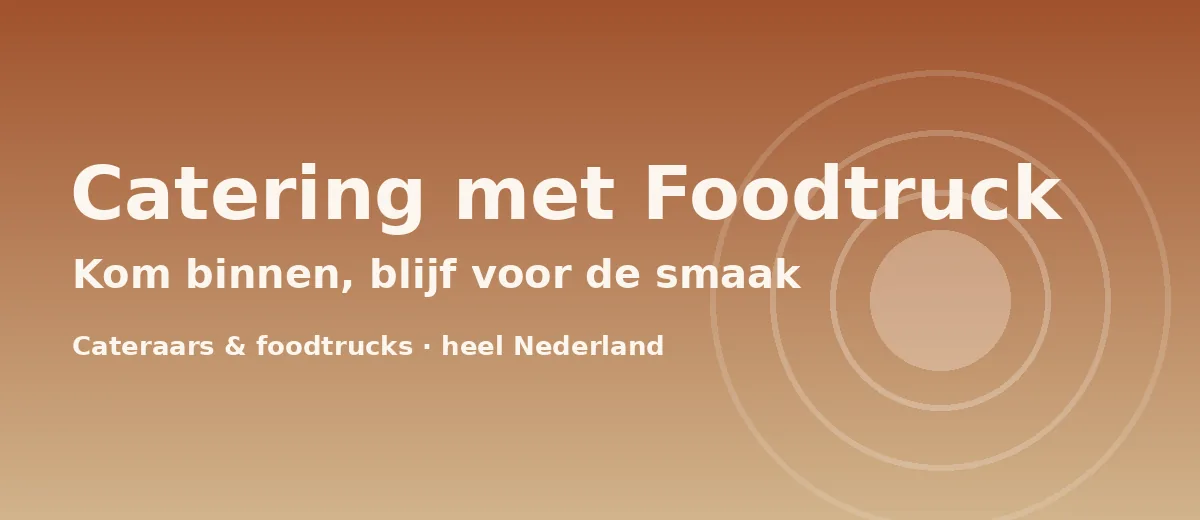 Catering met Foodtruck — catering en foodtrucks